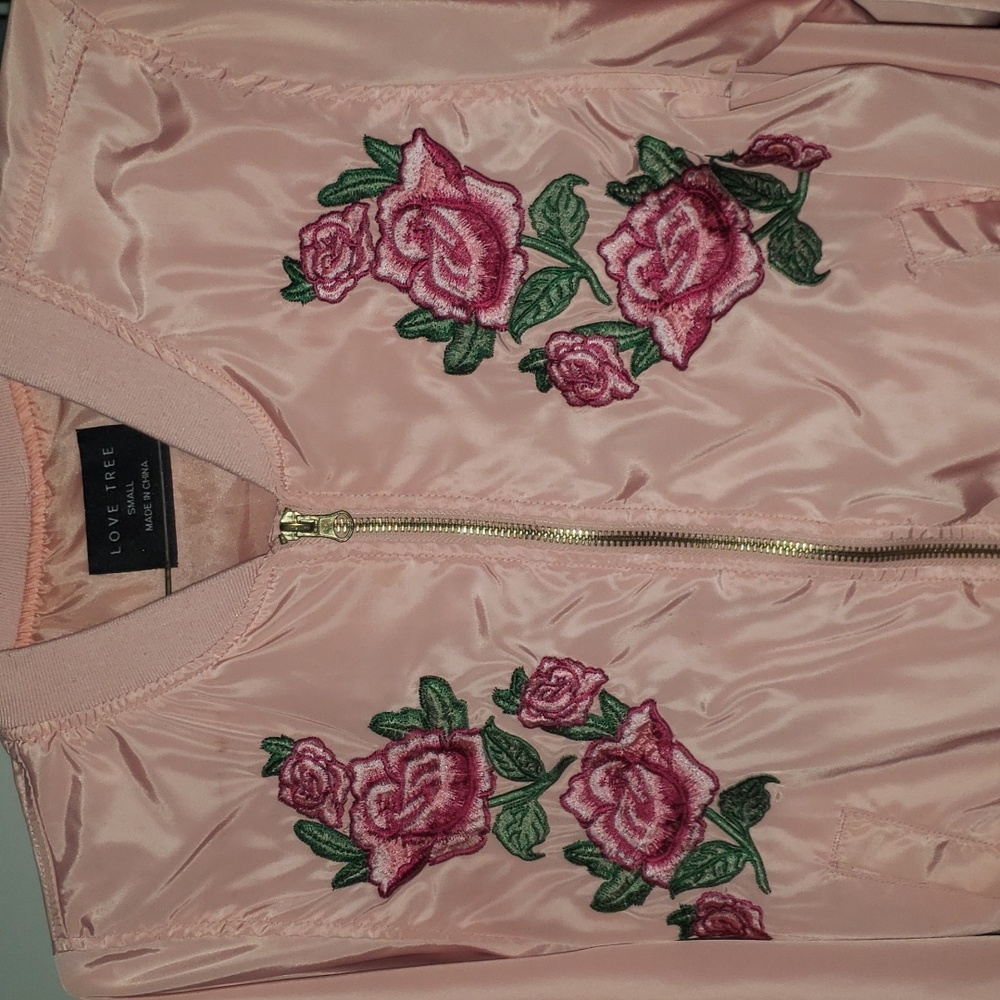Light Pink Rose Jacket